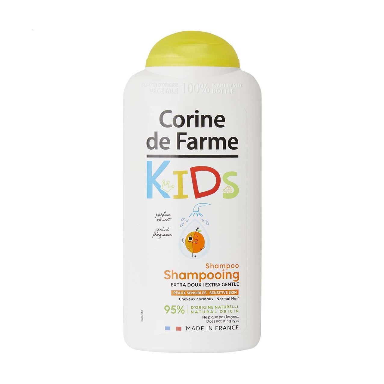 Дитячий шампунь для волосся Corine de Farme Kids Shampoo з ароматом абрикосу, 300 мл