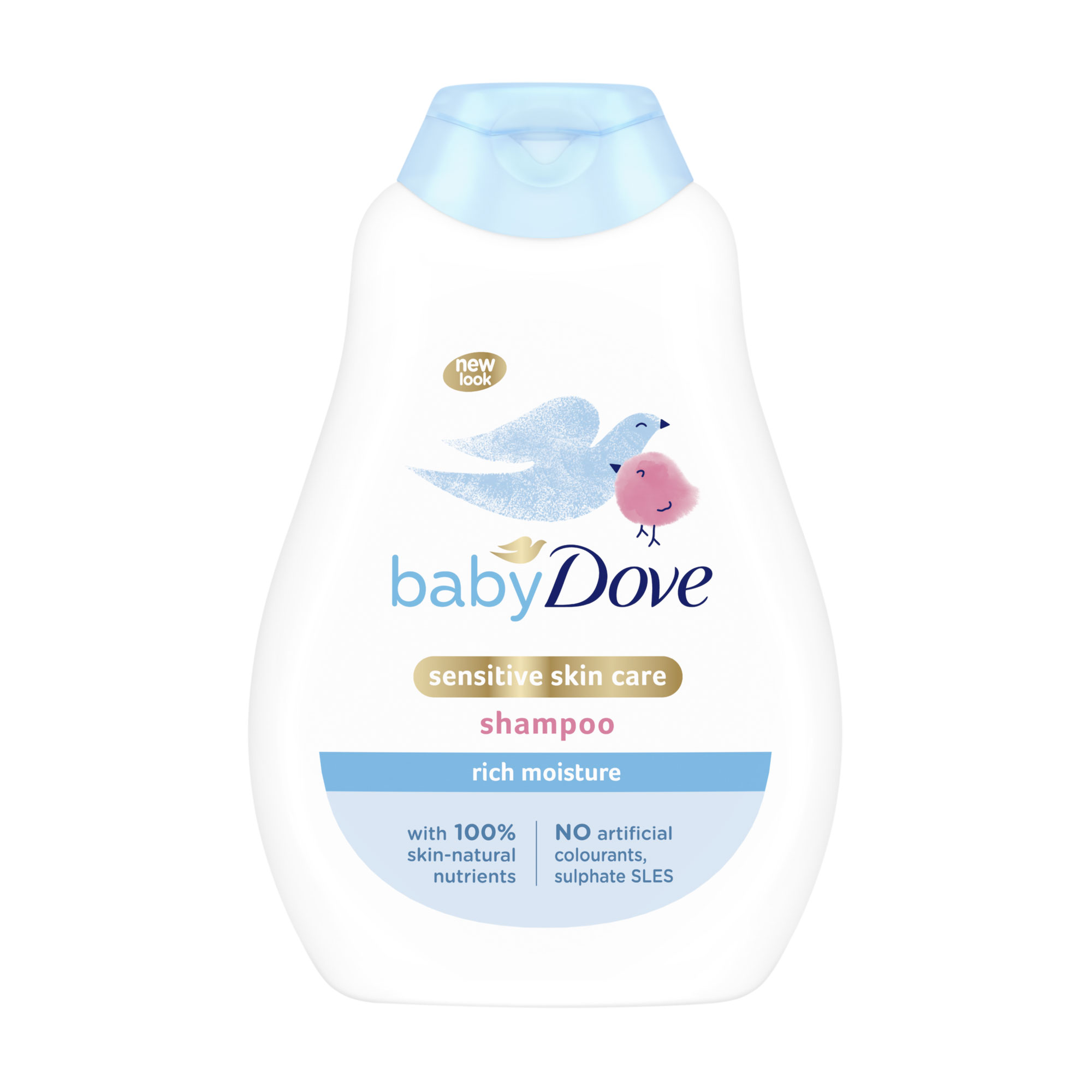 Дитячий шампунь для волосся Dove Baby Rich Moisture Shampoo Інтенсивне зволоження, 400 мл