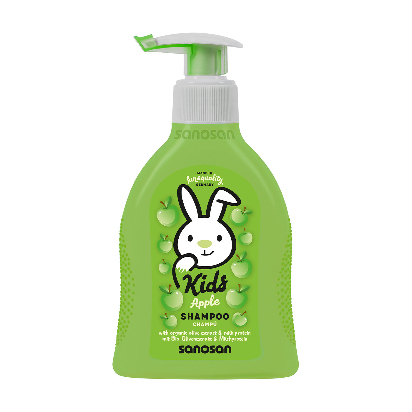 Дитячий шампунь для волосся Sanosan Kids Apple Shampoo Яблуко, 200 мл